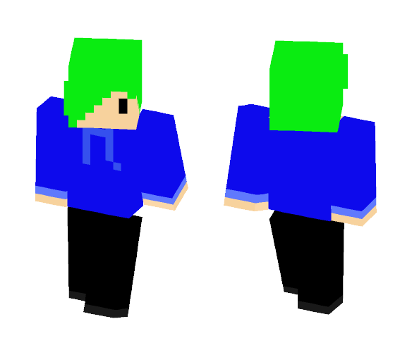 Boy (green hair) - Boy Minecraft Skins - image 1