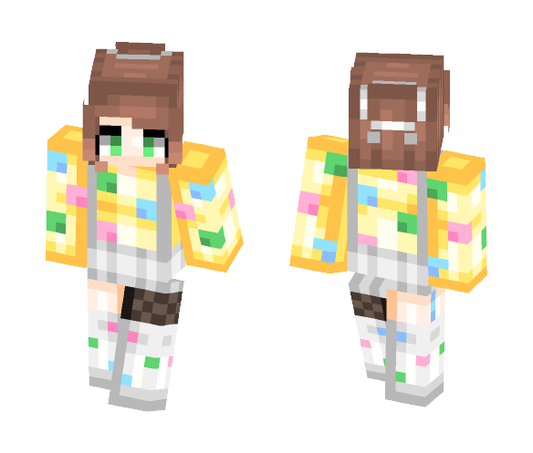 Buttons - Female Minecraft Skins - image 1