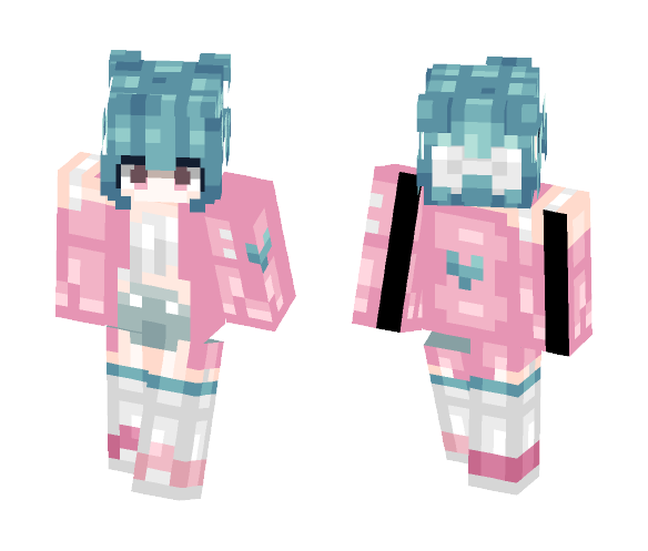 ~ tired girl (1500+ subs!) - Girl Minecraft Skins - image 1