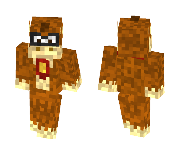 Media Universe Skins | Donkey Kong - Male Minecraft Skins - image 1