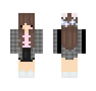 chibi girl w/bunny ears || - Girl Minecraft Skins - image 2