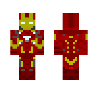 Iron Man Mark 46-Civil War - Iron Man Minecraft Skins - image 2