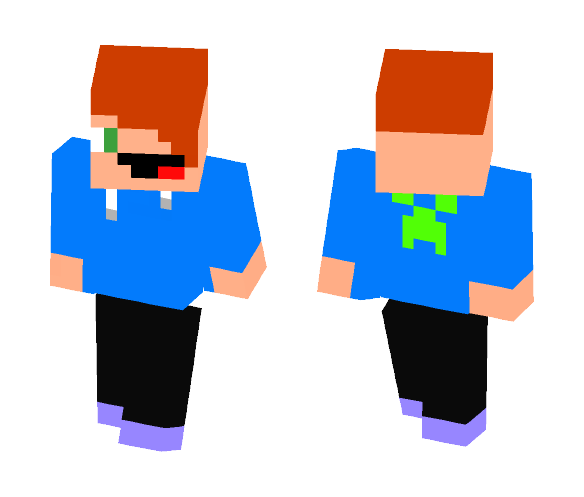 gary in creeper hoody - Male Minecraft Skins - image 1
