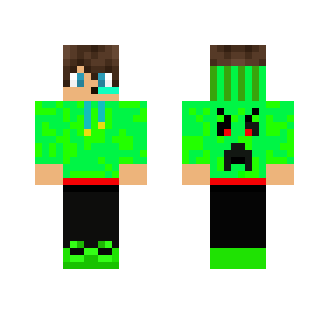 Green Gamer Dude - Male Minecraft Skins - image 2