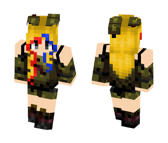 Spring Trap Girl - Girl Minecraft Skins - image 1