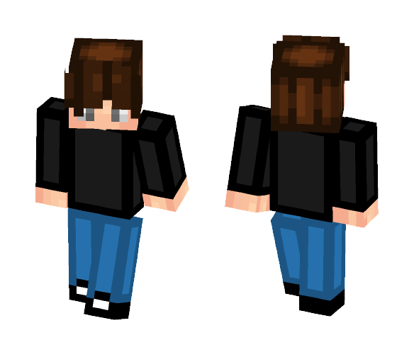 Some boy with a black shirt - Boy Minecraft Skins - image 1