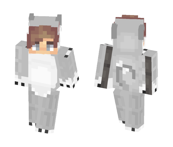 Wolf Onesie - Male Minecraft Skins - image 1