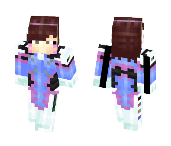 D.VA from Overwatch (requested) - Female Minecraft Skins - image 1