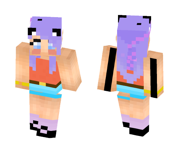 Fox Girl - Girl Minecraft Skins - image 1