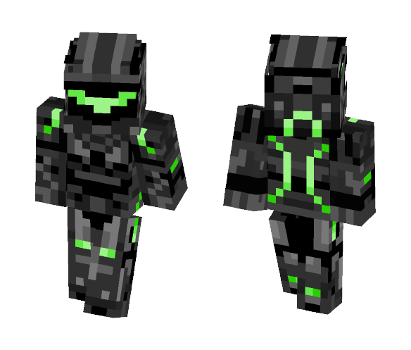 Quantum Op's Spartan Lime 'Zulu' - Male Minecraft Skins - image 1