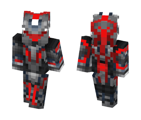 Nova Op's Spartan Maroon 'DarkCut' - Male Minecraft Skins - image 1