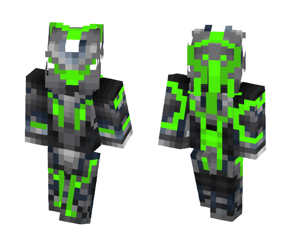 Nova Op's Spartan Lime 'BugsEye' - Male Minecraft Skins - image 1