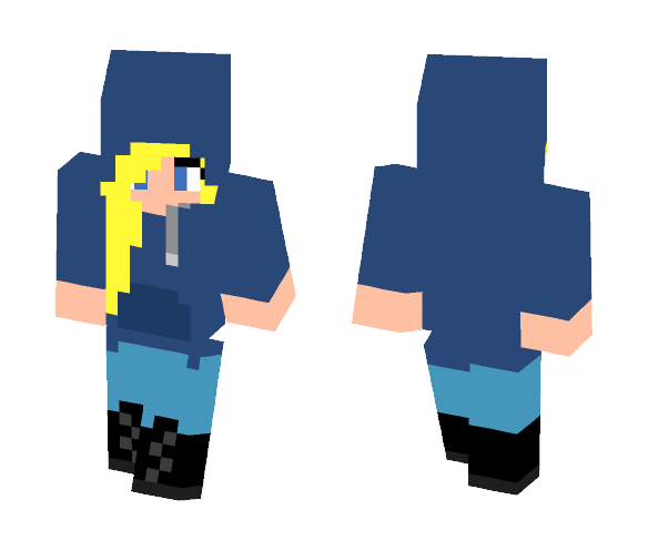 Girl (Hooded) - Girl Minecraft Skins - image 1