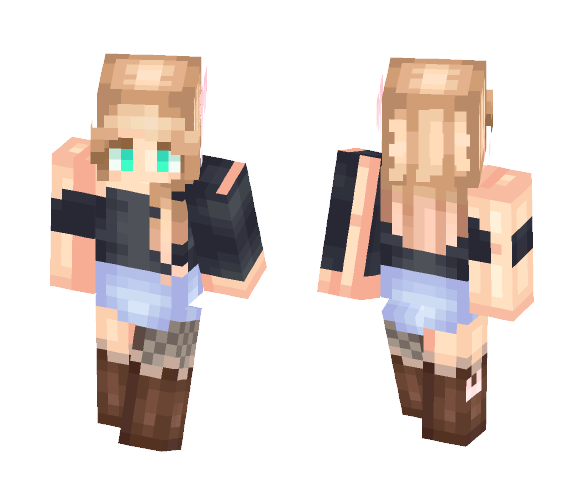 Symmetry is Overrated! - Female Minecraft Skins - image 1