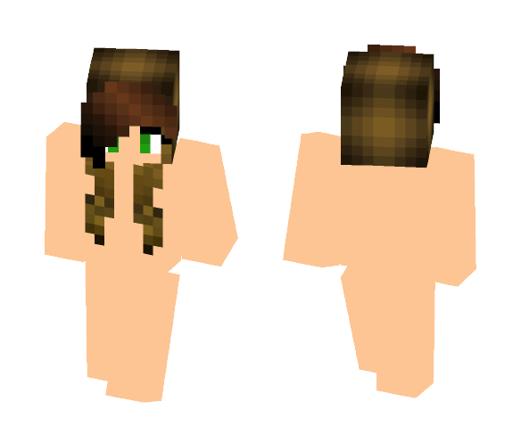 Brunette Girl Skin Base - Girl Minecraft Skins - image 1
