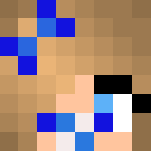 Baby Girl (Blue with Bunny Ears) - Baby Minecraft Skins - image 3