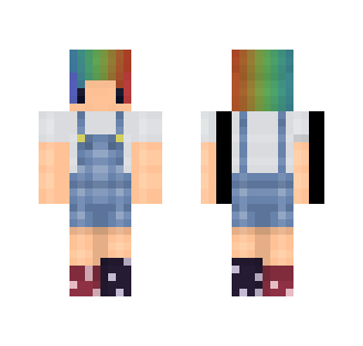Rainbow xD - Male Minecraft Skins - image 2