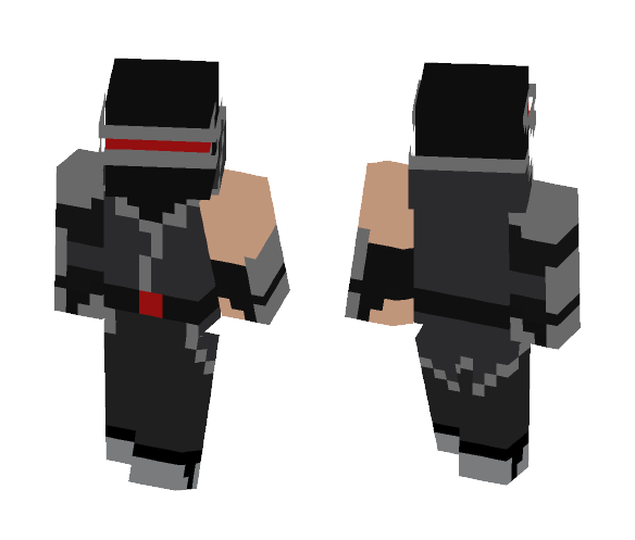 Onyx Insurrection Cyborg - Male Minecraft Skins - image 1