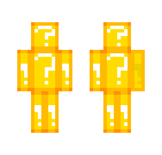Lucky Block Skin (3d) - Male Minecraft Skins - image 2