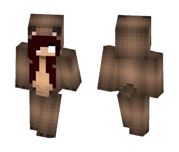 Female Heroine Bear - Female Minecraft Skins - image 1