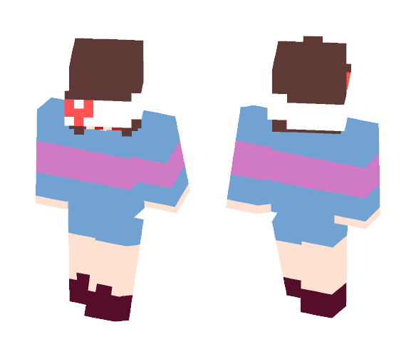 ZombieTale Frisk - Female Minecraft Skins - image 1
