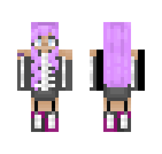 Skele-Goth | *~`Jinx`~* - Female Minecraft Skins - image 2