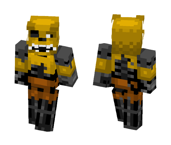 GoldenFoxyFNAF - Male Minecraft Skins - image 1