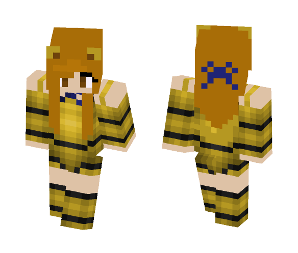 GoldenFreddyGirlFNAF - Male Minecraft Skins - image 1