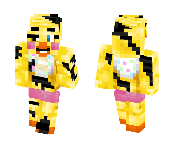 WitheredToyChicaFNAF - Male Minecraft Skins - image 1