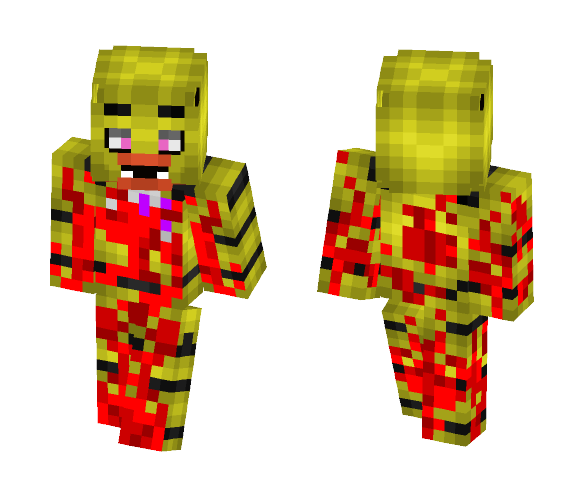 BloodyChicaFNAF - Male Minecraft Skins - image 1