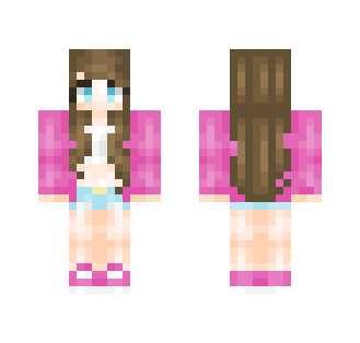 ♡ Coookie | Pink Hoodie ♡ - Female Minecraft Skins - image 2