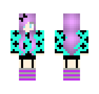 **pastel goth girl** - Female Minecraft Skins - image 2