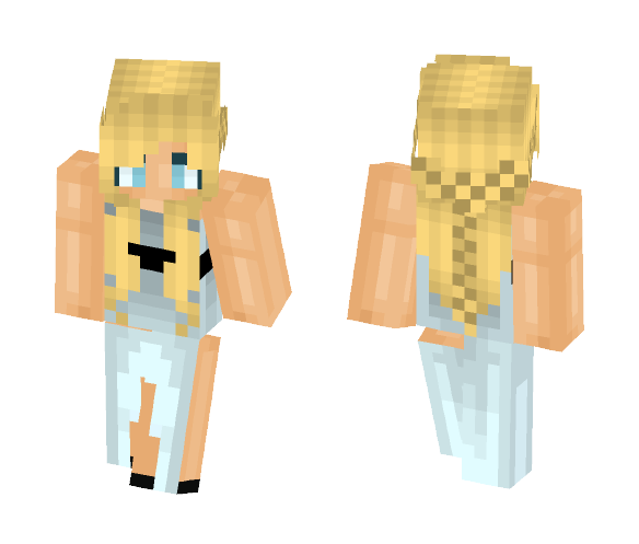 **Braid Girl** - Female Minecraft Skins - image 1