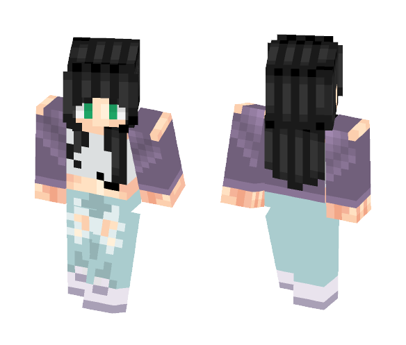 **Purple Girl** - Female Minecraft Skins - image 1