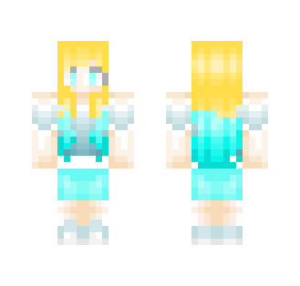 ** Aqua Girl ** - Girl Minecraft Skins - image 2
