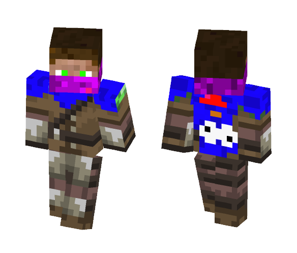 Cookiemonster Slayer - Male Minecraft Skins - image 1
