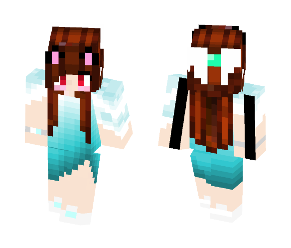 Prom Girl ~ Turquoise Dress ღ - Girl Minecraft Skins - image 1