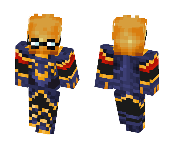 Pretale Grillby Helmetless - Male Minecraft Skins - image 1