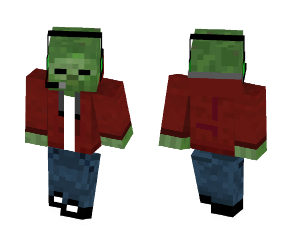 TheZombieGaming v2 - Official Skin - Male Minecraft Skins - image 1