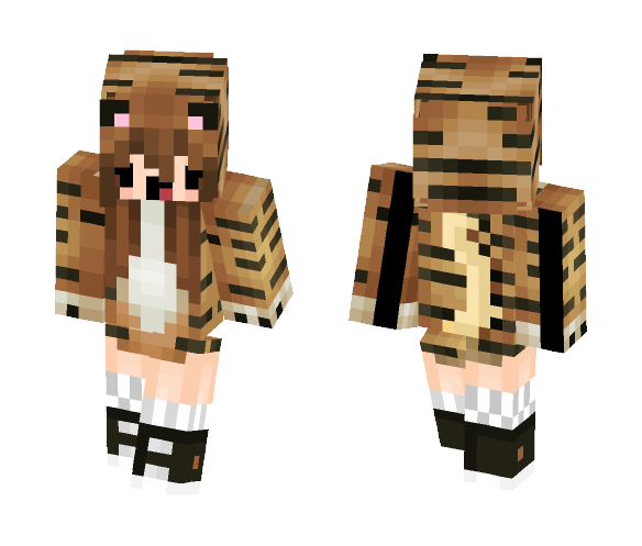 Tiger Shirt/Onsie - Female Minecraft Skins - image 1
