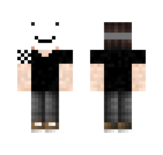 cry (black shirt addition) - Male Minecraft Skins - image 2