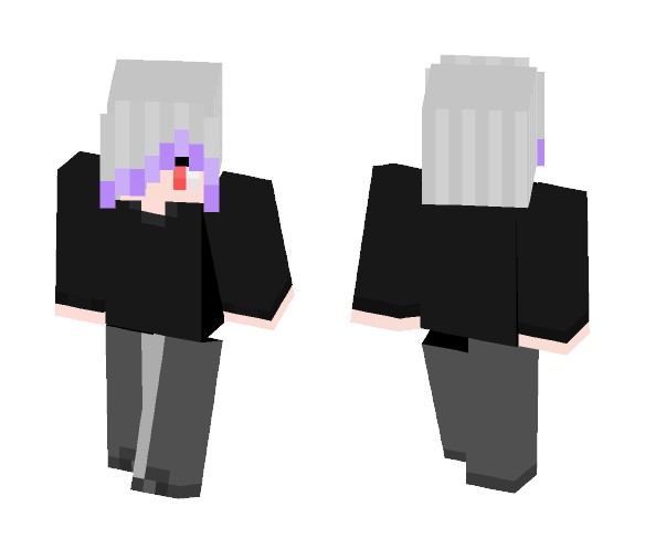 Demonlox With Colored Purple tips! - Male Minecraft Skins - image 1