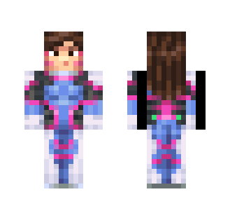 Overwatch- D.Va - Female Minecraft Skins - image 2