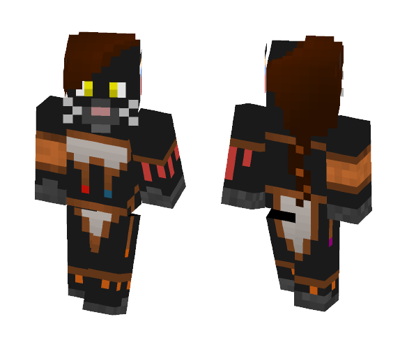 Tribal Kha'Pantera - Female Minecraft Skins - image 1