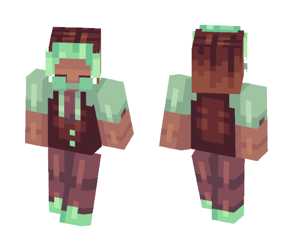 Mint Chocolate - Male Minecraft Skins - image 1