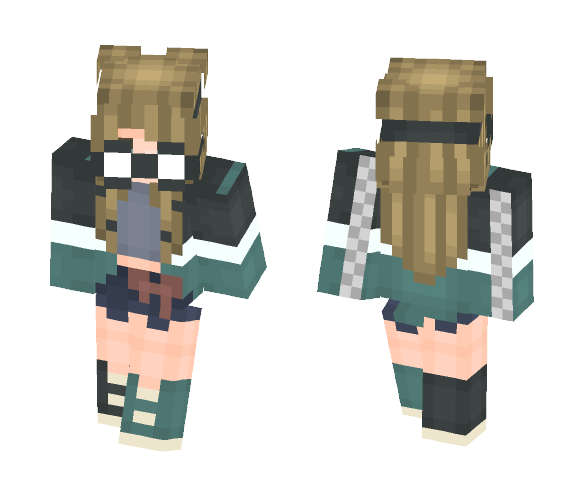 Lol, Nerd ~FliesAway - Female Minecraft Skins - image 1