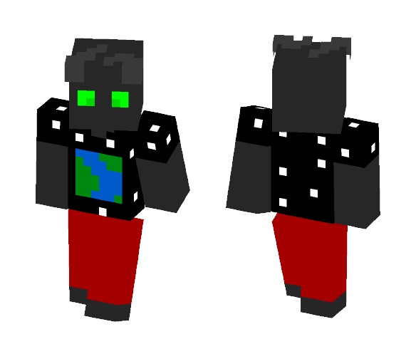 Earth Clothes Meeboid - Male Minecraft Skins - image 1