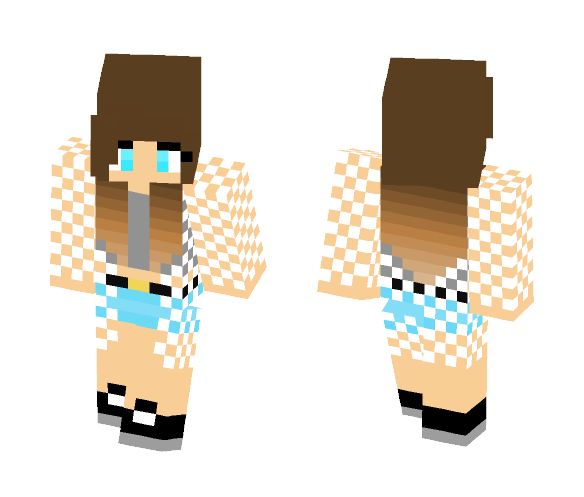 Long Sweater Girl - Girl Minecraft Skins - image 1