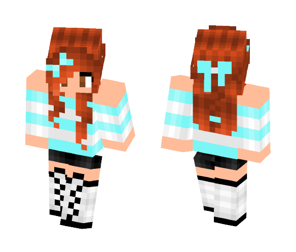 Bow Cutie | Munch - Female Minecraft Skins - image 1