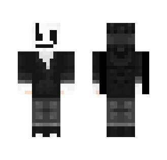 Gaster Costume - Undertale - Male Minecraft Skins - image 2